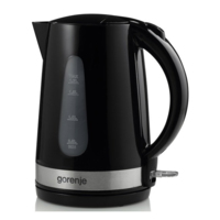 Електрочайник Gorenje 1.7л, пластик, чорний (K17BK) 