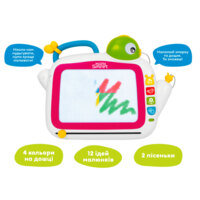 Розвивальна магнітна дошка Kiddi Smart Музичні барви (DM909-UA)