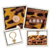 М'яка іграшка на кліпсі Fuggler Космолеопард (15705B)