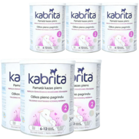 Суха молочна суміш Kabrita 2 Базова формула 800 г, 6 шт. (8716677008615) 