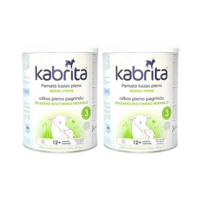 Суха молочна суміш Kabrita 3 Базова формула 800 г, 2 шт. (8716677008622) 
