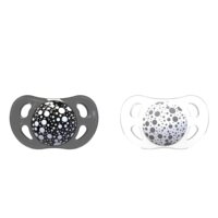 Пустушка силіконова Twistshake Black&White 6+ міс., 2 шт. (78092) 