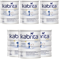 Суха молочна суміш Kabrita 1 Gold (для дітей від 0 до 6 місяців) 800 г, 6 шт. 