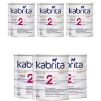 Сухая молочная смесь Kabrita 2 GOLD, 800г, 6 шт. 