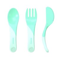 Столові прибори Twistshake Pastel Green (78201) 