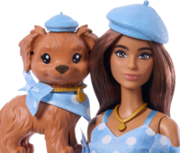 Набор Barbie "Twinning Looks" Голубой горошек (JFP38)