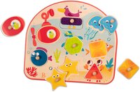  Дерев'яна іграшка-вкладка Battat Морські мешканці (BX1844GZ) 