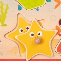  Дерев'яна іграшка-вкладка Battat Морські мешканці (BX1844GZ) 