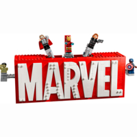 Конструктор LEGO Super Heroes Marvel Логотип и минифигурки MARVEL (76313)
