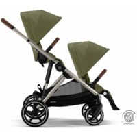 Коляска для двійні Cybex e-Gazelle S Moss Green 2в1 з електроприводом (52511713-02)