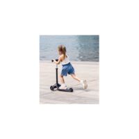 Самокат QPlay Sparkling триколісний дитячий з LED підсвіткою колес Black (ST006SparklingBlack)