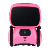 Інтерактивний робот з голосовим керуванням AT-Rоbot, рожевий, український (AT001-04-UKR) 