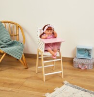 Стілець Janod для ляльки, біло-рожевий (J05888)