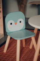 Столик та 2 стільчики Janod Ведмедик та пінгвін (J09650)