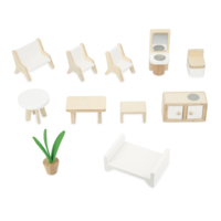 Ігровий набір Janod Ляльковий будинок трьоповерховий (J06617)