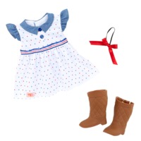 Кукла Our Generation Шелли с жеребенком Аппалуза и аксессуарами 46см (BD31447Z)