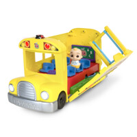 Игровой набор CoComelon Vehicle Школьный автобус трансформер, свет, звук (CMW0509)
