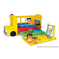 Игровой набор CoComelon Vehicle Школьный автобус трансформер, свет, звук (CMW0509)