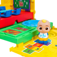 Игровой набор CoComelon Vehicle Школьный автобус трансформер, свет, звук (CMW0509)