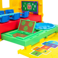 Игровой набор CoComelon Vehicle Школьный автобус трансформер, свет, звук (CMW0509)