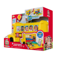 Игровой набор CoComelon Vehicle Школьный автобус трансформер, свет, звук (CMW0509)