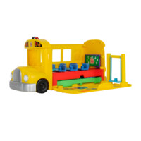 Игровой набор CoComelon Vehicle Школьный автобус трансформер, свет, звук (CMW0509)