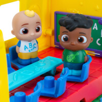 Игровой набор CoComelon Vehicle Школьный автобус трансформер, свет, звук (CMW0509)