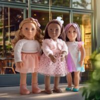 Лялька Our Generation Еффі в рожевій спідниці з воланами 46см (BD31521Z)