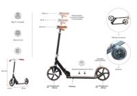 Самокат 2E Tango чорний (TANGO-200-BLACK)