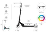 Самокат 2E Aero RGB (AERO-125-RGB)