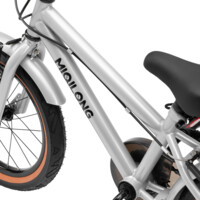 Детский велосипед Miqilong ST 16" серебристый (RBB-ST16-SILVER)