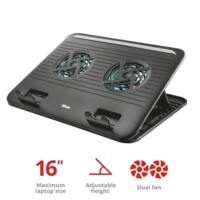 Підставка для ноутбука Trust Cyclone, до 16", чорний (17866_TRUST)