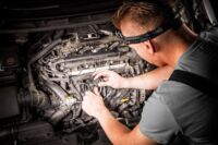 Ліхтар налобний на батарейках Neo Tools, 400лм, 5Вт, 3 функції освітлення (99-200)
