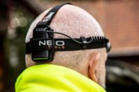 Ліхтар налобний на батарейках Neo Tools, 400лм, 5Вт, 3 функції освітлення (99-200)