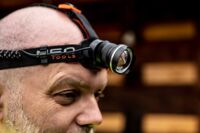Ліхтар налобний на батарейках Neo Tools, 400лм, 5Вт, 3 функції освітлення (99-200)