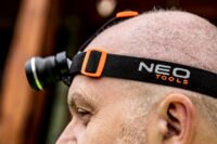 Ліхтар налобний на батарейках Neo Tools, 400лм, 5Вт, 3 функції освітлення (99-200)