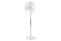 Вентилятор ARDESTO підлоговий, 40см, білий (FN-R1608RW)