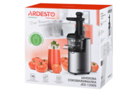 Шнековий соковитискач ARDESTO, сріблясто-чорний (JEG-1330S)