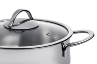 Каструля зі скляною кришкою ARDESTO Black Mars, 3л, нержавіюча сталь (AR0730S)