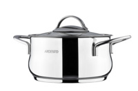 Каструля зі скляною кришкою ARDESTO Black Mars, 3л, нержавіюча сталь (AR0730S)