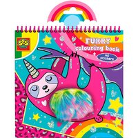 Книжка-розмальовка SES Creative Пухнастики (0112S) 