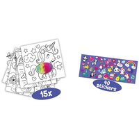 Книжка-розмальовка SES Creative Пухнастики (0112S)