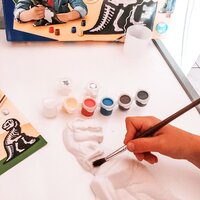 Набір для створення гіпсової фігурки SES Creatіve Ті-Рекс зі скелетом (14206S)