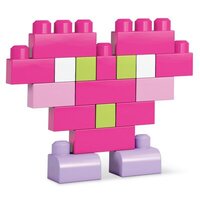 Конструктор Fisher-Price Mega Bloks розовый 80 деталей (DCH62)