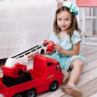 Автомобіль пожежний Polesie Volvo, в сіточці (8787)