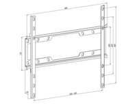 Кріплення ТВ фіксоване Simpler 40-55" (48EP)