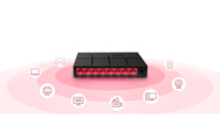 Комутатор MERCUSYS 8xGE, некерований (MS108G)