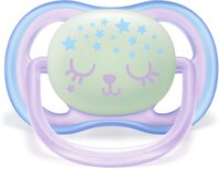 Пустушка Philips AVENT Ultra Air Нічна 0-6 міс. для дівчаток 2 шт. (SCF376/12)