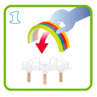 Дитяча залізниця BRIO My First Railway з Веселкою та світлом (36002)