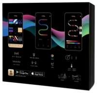 Гірлянда Smart LED Twinkly Cluster, 6м, кабель чорний (TWC400STP-BEU)